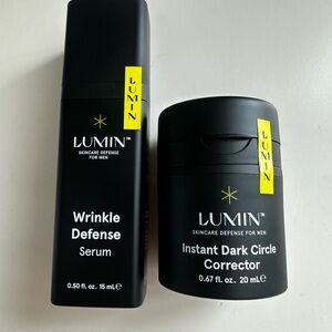 Wrinkle Defense Serum & Instant Dark Circle Corrector - Black